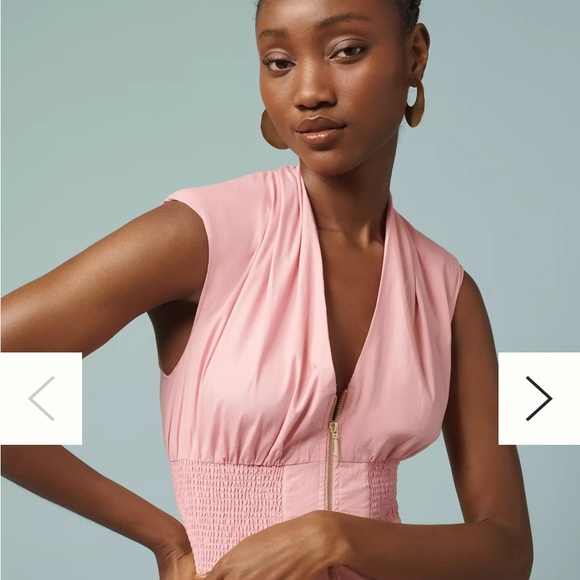 Anthropologie THE TOMMIE Midi Dress with Cap Sleeves - Picture 3 of 10